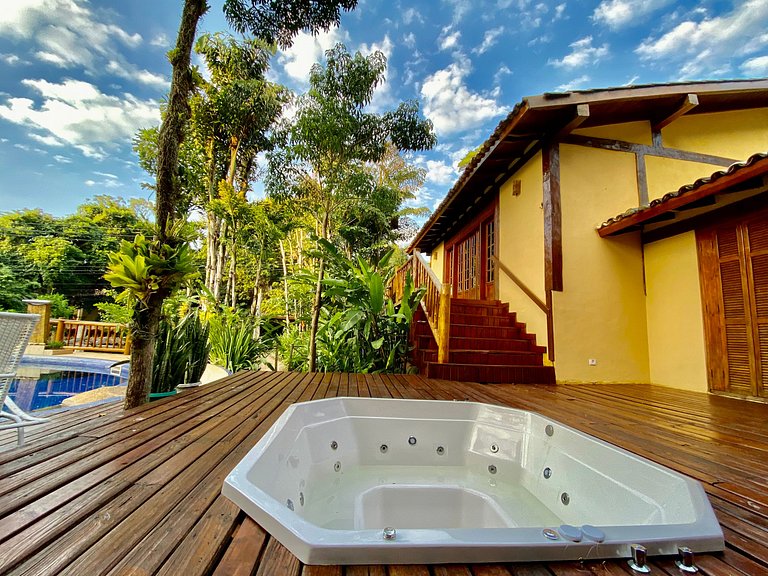 SPA, churrasqueira, piscina, condomínio beira-mar