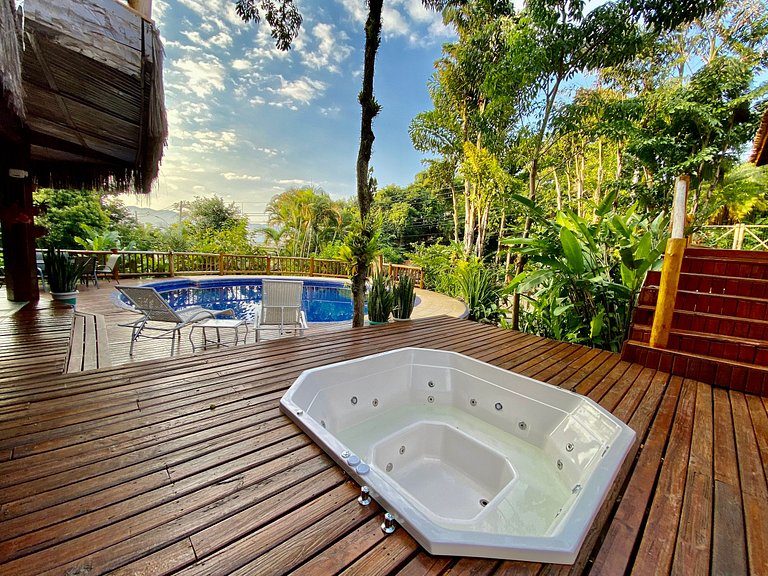 SPA, churrasqueira, piscina, condomínio beira-mar