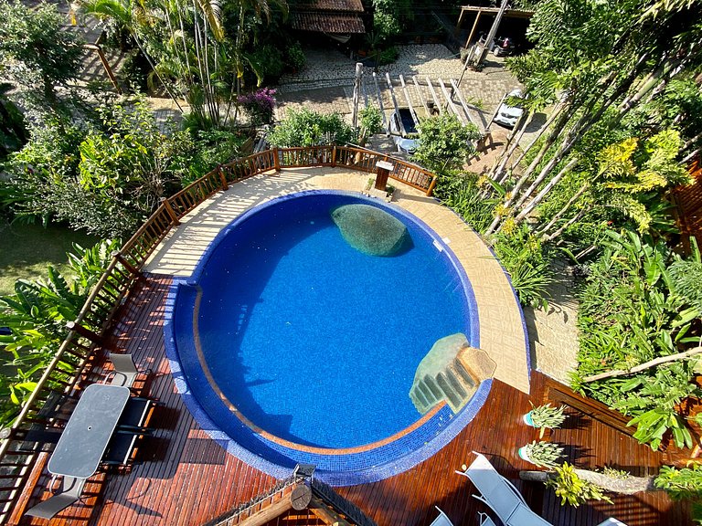 SPA, churrasqueira, piscina, condomínio beira-mar