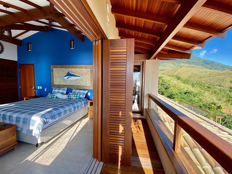 Luxo, piscina borda infinita e vista espetacular!