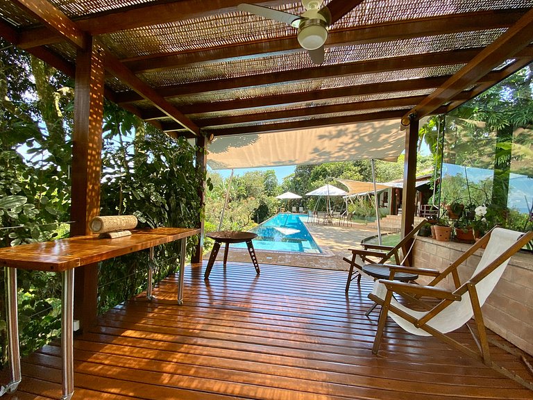 Vila Histórica - Piscina com raia e bela vista