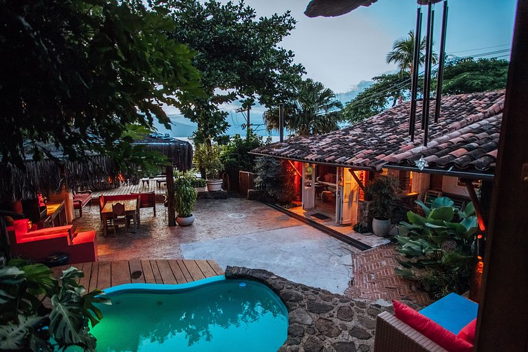 Jacuzzi aquecida, sauna e churrasqueira - Armação