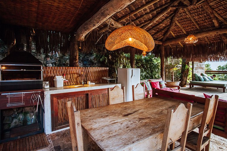 Jacuzzi aquecida, sauna e churrasqueira - Armação