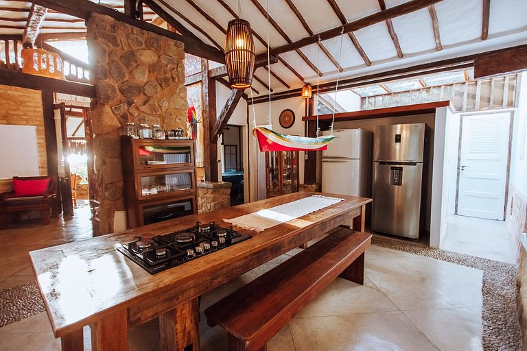 Jacuzzi aquecida, sauna e churrasqueira - Armação