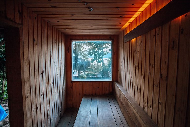 Jacuzzi aquecida, sauna e churrasqueira - Armação