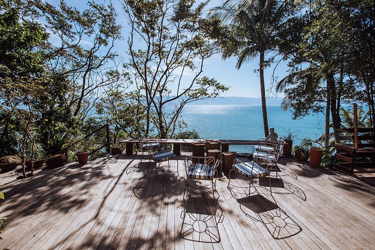Magnífica costeira, vista incrível, píer e jacuzzi