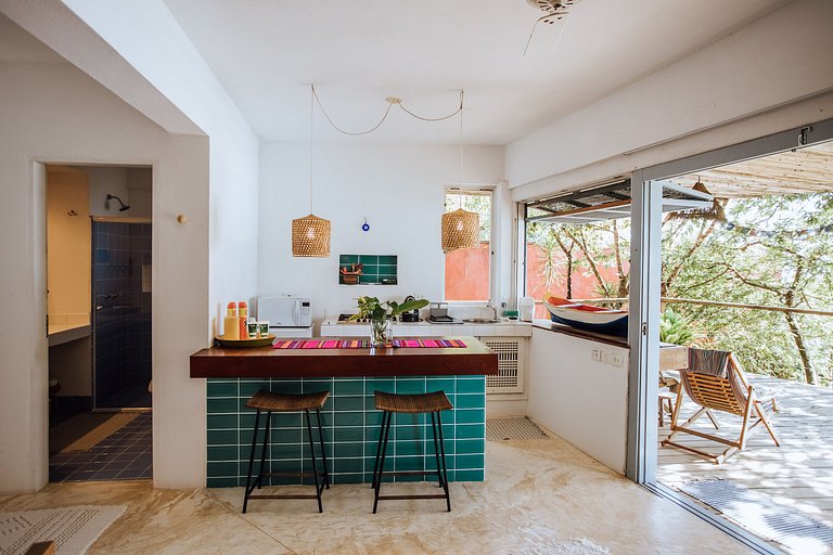 Magnífica costeira, vista incrível, píer e jacuzzi