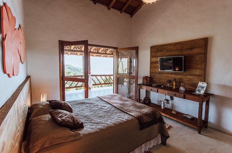 Vista mar, piscina e espaço gourmet