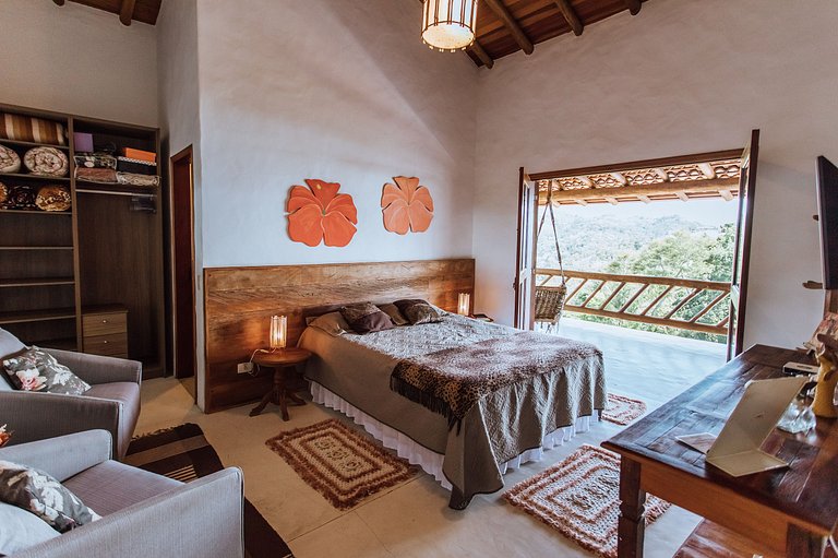 Vista mar, piscina e espaço gourmet