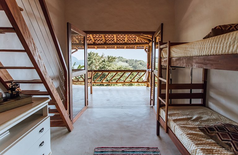 Vista mar, piscina e espaço gourmet