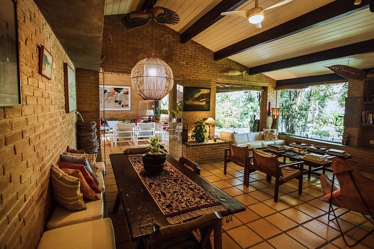 Casa pé na areia na exclusiva Praia do Arrozal