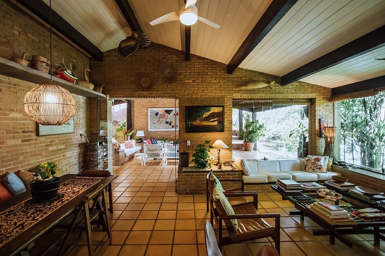 Casa pé na areia na exclusiva Praia do Arrozal