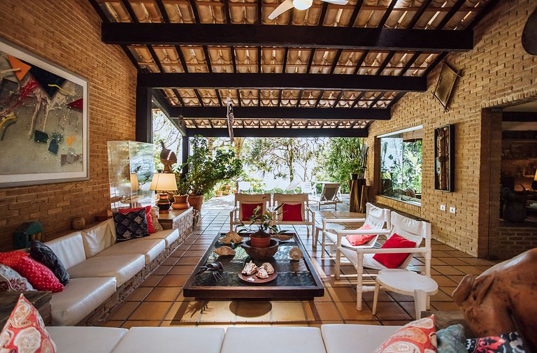 Casa pé na areia na exclusiva Praia do Arrozal