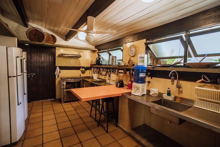 Casa pé na areia na exclusiva Praia do Arrozal