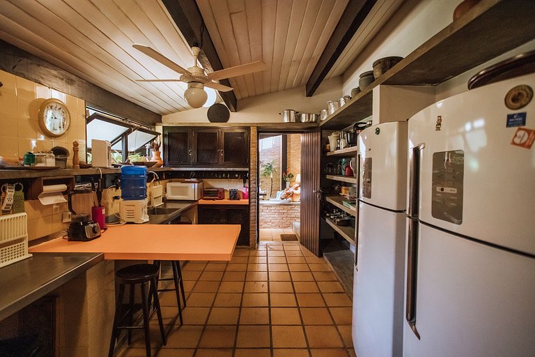 Casa pé na areia na exclusiva Praia do Arrozal