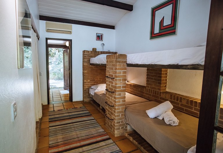 Casa pé na areia na exclusiva Praia do Arrozal