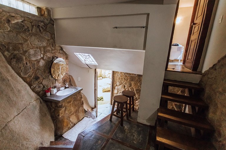 Piscina, píer e conexão com a natureza