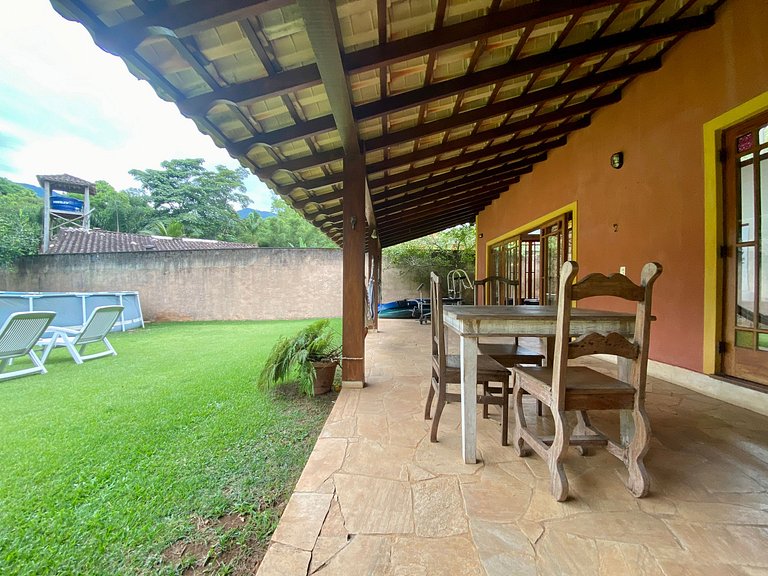 Refúgio com vista para montanha