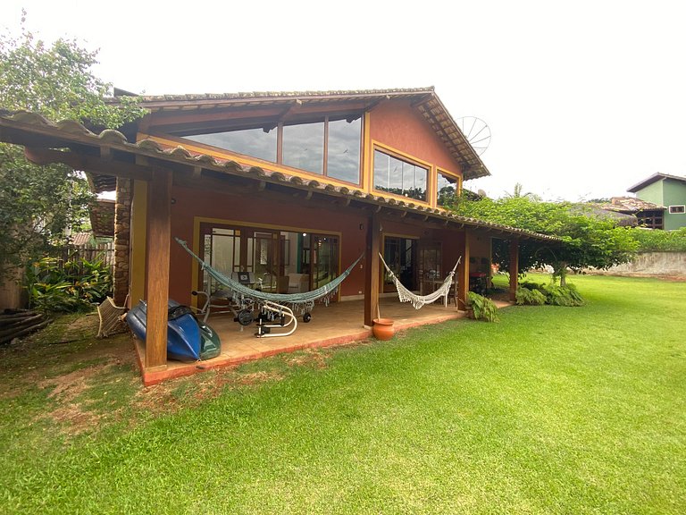 Refúgio com vista para montanha