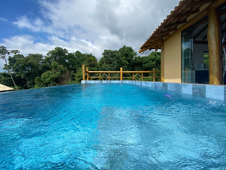 Casa incrível em condomínio - piscina e vista