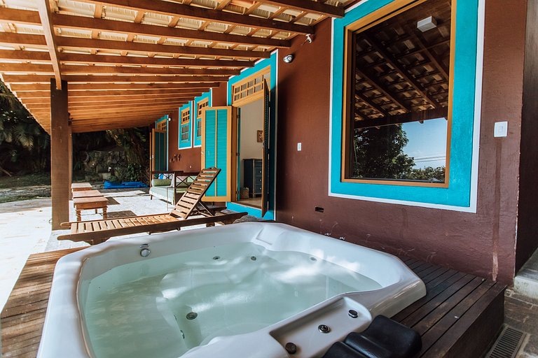 Piscina e jacuzzi aquecidas, sauna e linda vista!