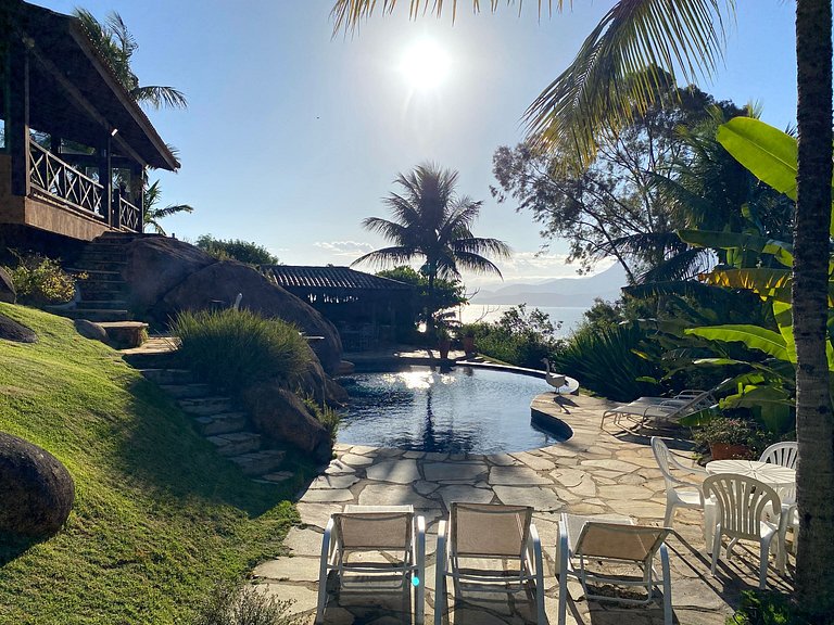 Refúgio, vista magnífica, piscina, churrasqueira