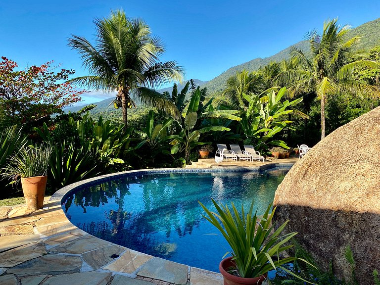 Refúgio, vista magnífica, piscina, churrasqueira