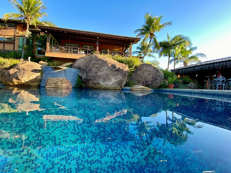Refúgio, vista magnífica, piscina, churrasqueira