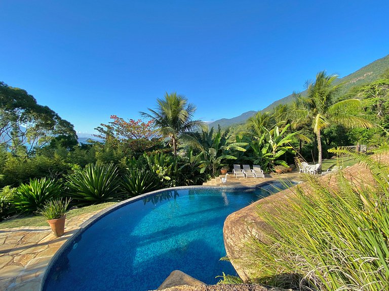 Refúgio, vista magnífica, piscina, churrasqueira
