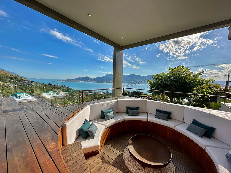Luxo, vista deslumbrante, SPA aquecido e piscina