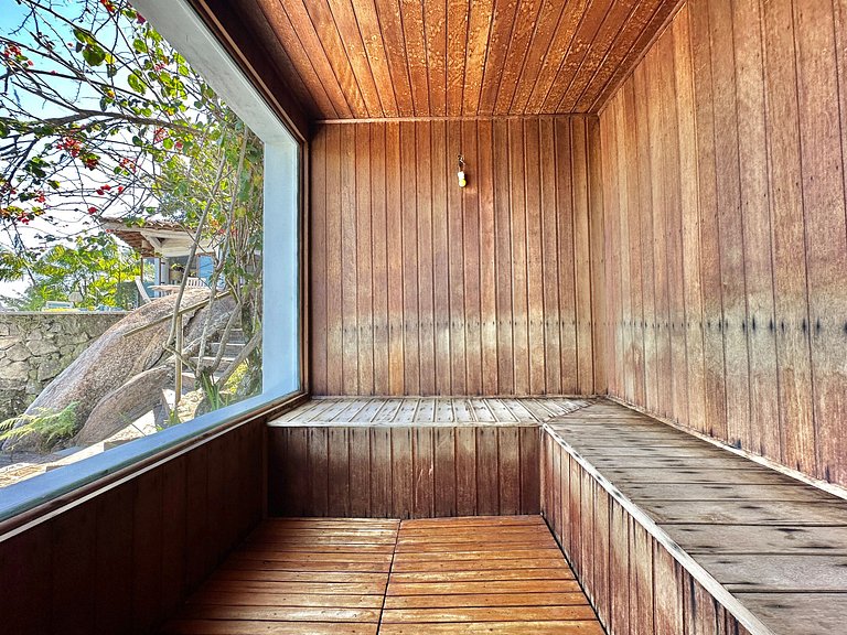 Vista deslumbrante, piscina, sauna, churrasqueira