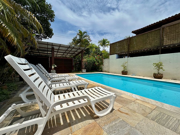 Piscina e churrasqueira - Perequê, Ilhabela