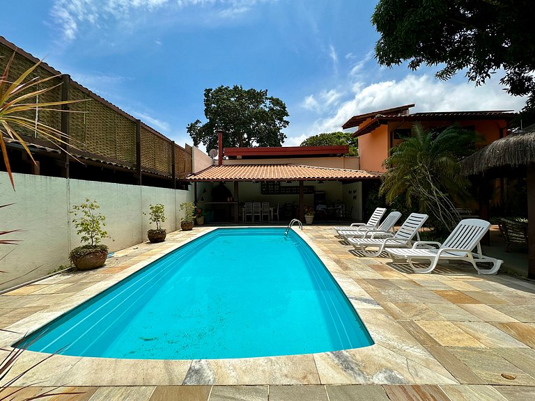 Piscina e churrasqueira - Perequê, Ilhabela