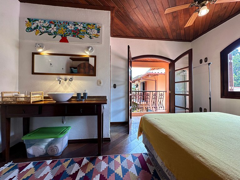 Piscina e churrasqueira - Perequê, Ilhabela