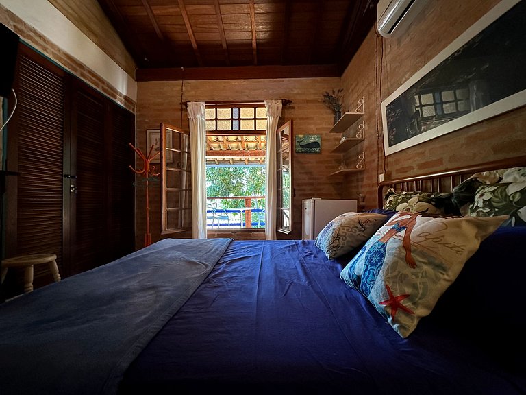 Casa encantadora na Praia da Feiticeira - Ilhabela