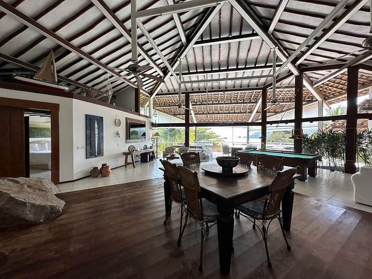 Casa Exclusiva Pé-na-Areia ao Sul de Ilhabela – Projeto Iraê