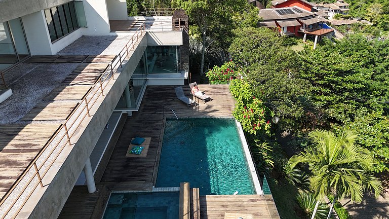 Luxo, vista deslumbrante, SPA aquecido e piscina