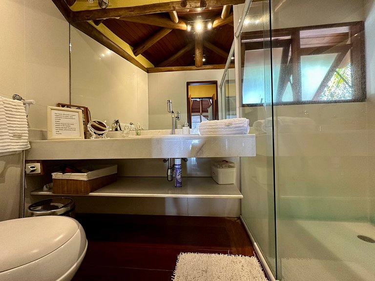 Estilo balinês, SPA e piscina aquecidos