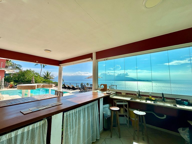 Casa à Venda em Siriuba, Ilhabela – Vista Mar, Piscina e Con