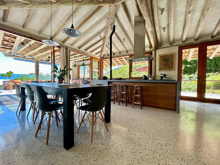 Condomínio, vista, piscina e espaço gourmet