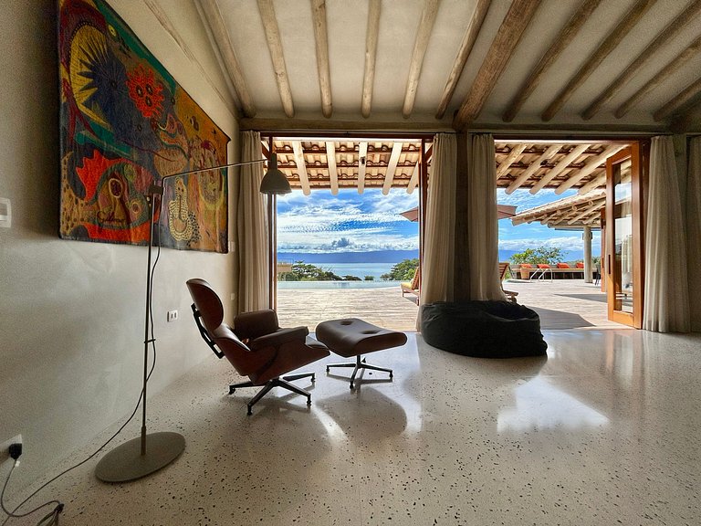 Condomínio, vista, piscina e espaço gourmet
