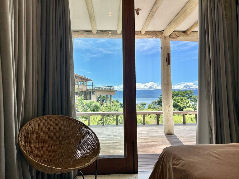 Condomínio, vista, piscina e espaço gourmet