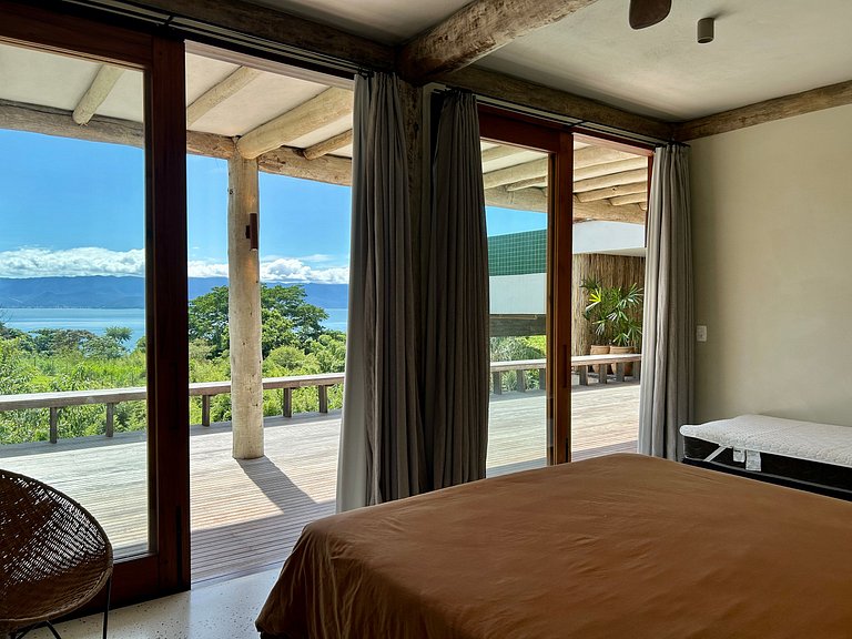 Condomínio, vista, piscina e espaço gourmet