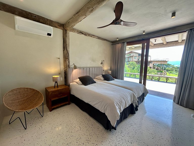 Condomínio, vista, piscina e espaço gourmet