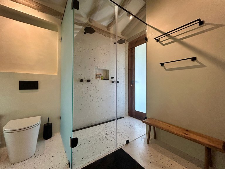 Condomínio, vista, piscina e espaço gourmet