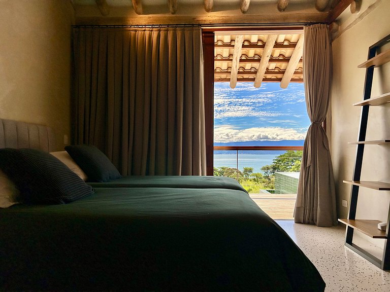 Condomínio, vista, piscina e espaço gourmet