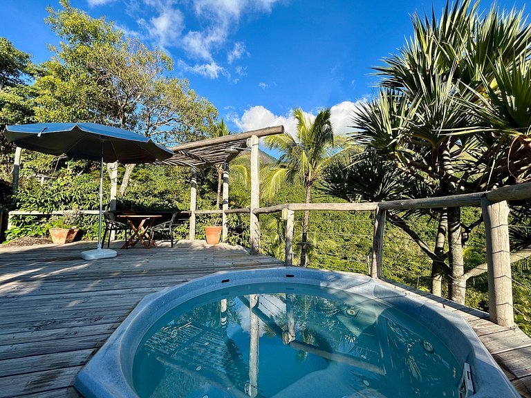 Condomínio, mirante, vista e jacuzzi aquecida