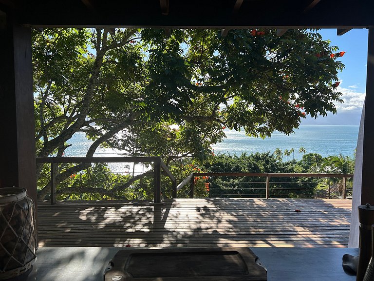 Vista magnífica e piscina de borda infinita