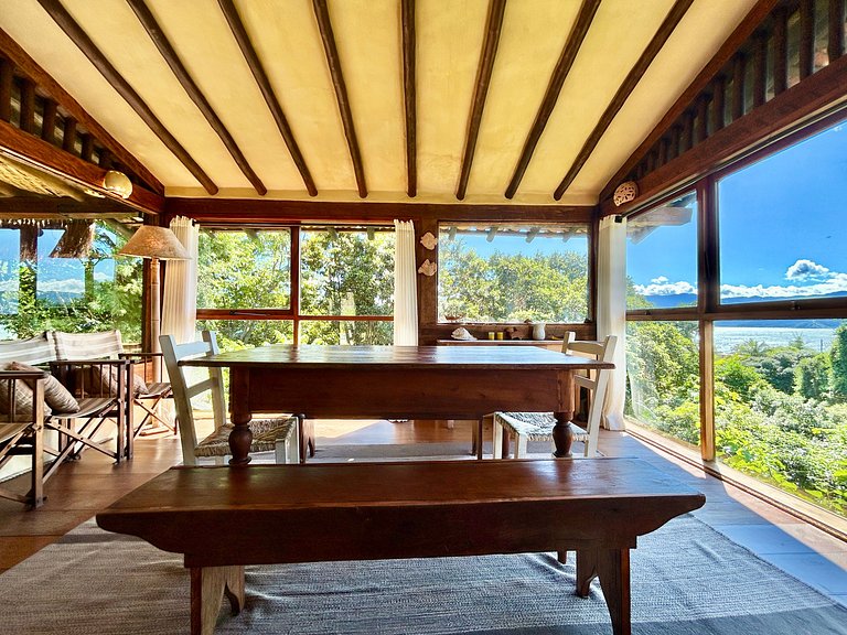 Condomínio, vista, churrasqueira e piscina