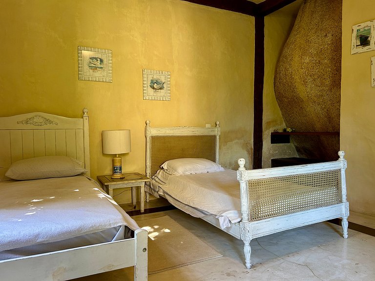 Condomínio, vista, churrasqueira e piscina